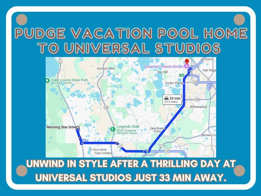 Pudge Vacation Poolspa Home Near Disney Orlando Luaran gambar